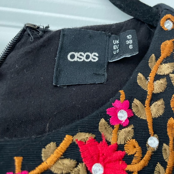 Embroidered ASOS Mini Dress - Picture 5 of 7